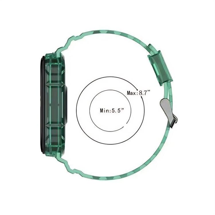 Cinturino per orologio xDfind Glacier Armor con cover integrata in TPU, For Xiaomi Smart Band 10 / 9 / 8