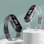 Cinturino per orologio xDfind Glacier Armor con cover integrata in TPU, For Xiaomi Smart Band 10 / 9 / 8