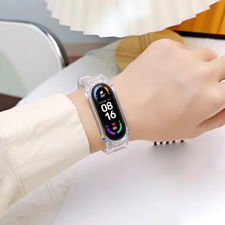 Cinturino per orologio xDfind Glacier Armor con cover integrata in TPU, For Xiaomi Smart Band 10 / 9 / 8