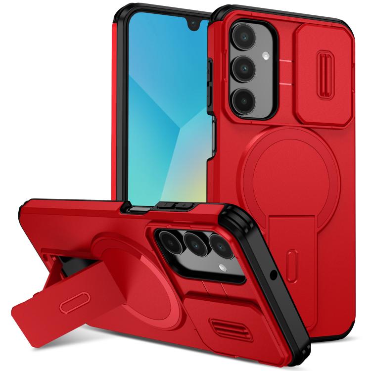 Custodia per telefono con supporto MagSafe scorrevole Camshield, For Samsung Galaxy A26 5G / A17 5G / 4G, For Samsung Galaxy A16 5G / 4G, For Samsung Galaxy A15 5G / 4G