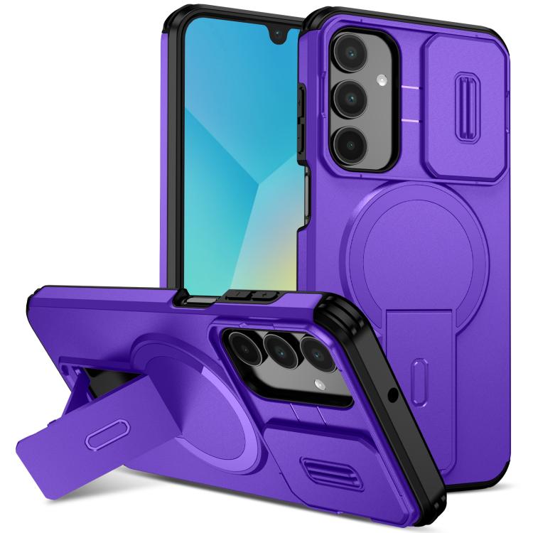 Custodia per telefono con supporto MagSafe scorrevole Camshield, For Samsung Galaxy A26 5G / A17 5G / 4G, For Samsung Galaxy A16 5G / 4G, For Samsung Galaxy A15 5G / 4G