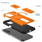 Custodia per telefono con supporto MagSafe scorrevole Camshield, For Samsung Galaxy A26 5G / A17 5G / 4G, For Samsung Galaxy A16 5G / 4G, For Samsung Galaxy A15 5G / 4G