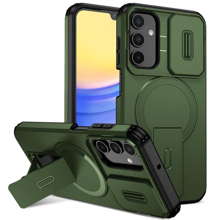 Custodia per telefono con supporto MagSafe scorrevole Camshield, For Samsung Galaxy A26 5G / A17 5G / 4G, For Samsung Galaxy A16 5G / 4G, For Samsung Galaxy A15 5G / 4G