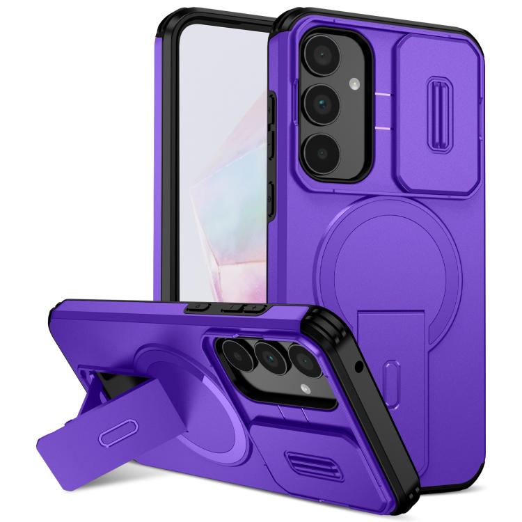 Custodia per telefono con supporto MagSafe scorrevole Camshield, For Samsung Galaxy A55 5G, For Samsung Galaxy A35 5G, For Samsung Galaxy A25 5G