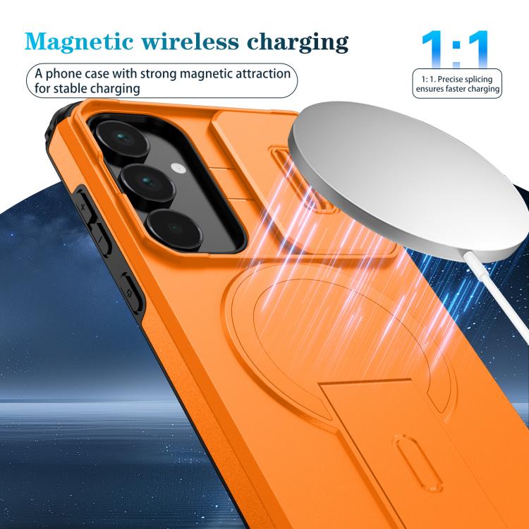 Custodia per telefono con supporto MagSafe scorrevole Camshield, For Samsung Galaxy A55 5G, For Samsung Galaxy A35 5G, For Samsung Galaxy A25 5G