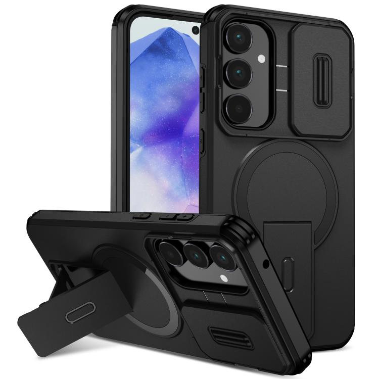 Custodia per telefono con supporto MagSafe scorrevole Camshield, For Samsung Galaxy A55 5G, For Samsung Galaxy A35 5G, For Samsung Galaxy A25 5G