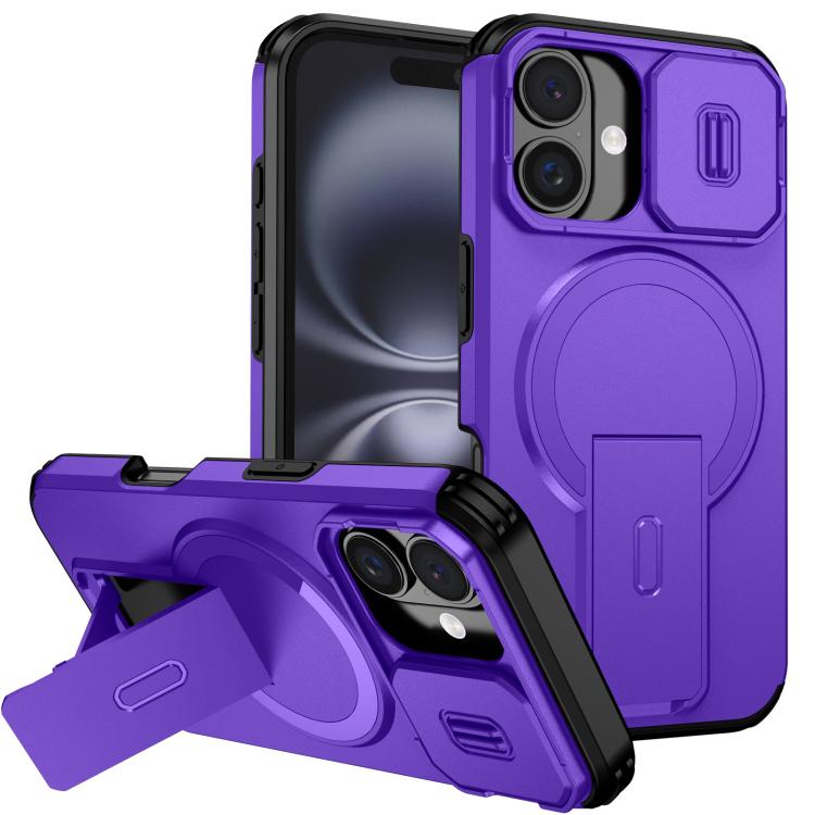 Custodia per telefono con supporto MagSafe scorrevole Camshield, For iPhone 16 Pro, For iPhone 16 Plus, For iPhone 16