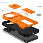 Custodia per telefono con supporto MagSafe scorrevole Camshield, For iPhone 16 Pro, For iPhone 16 Plus, For iPhone 16