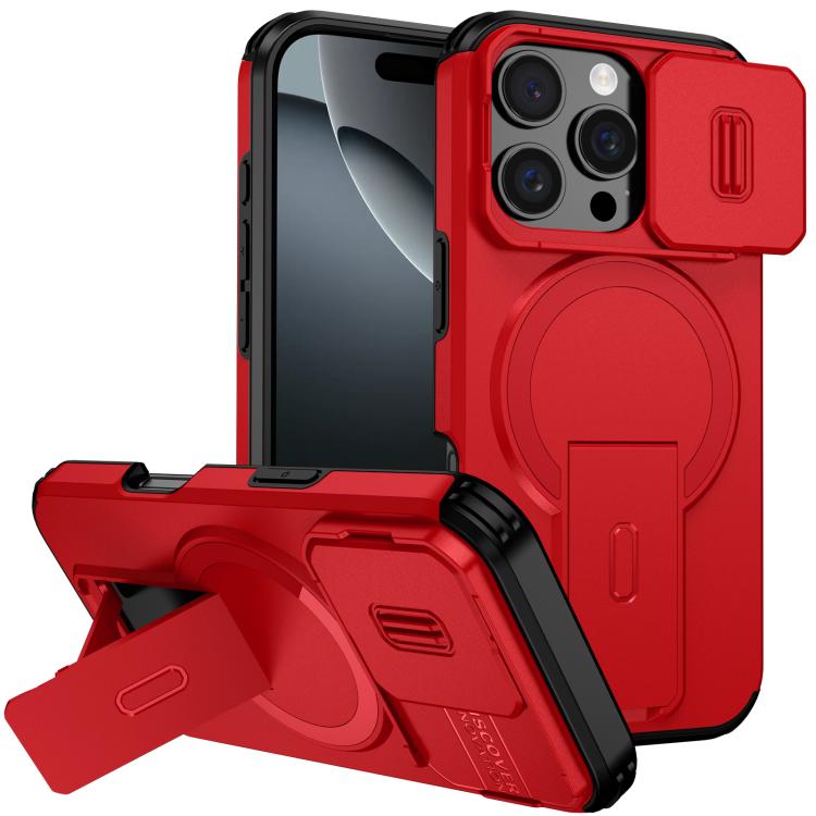Custodia per telefono con supporto MagSafe scorrevole Camshield, For iPhone 16 Pro, For iPhone 16 Plus, For iPhone 16