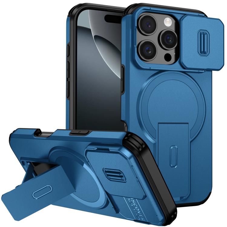 Custodia per telefono con supporto MagSafe scorrevole Camshield, For iPhone 16 Pro, For iPhone 16 Plus, For iPhone 16