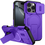 Custodia per telefono con supporto MagSafe scorrevole Camshield, For iPhone 16 Pro, For iPhone 16 Plus, For iPhone 16