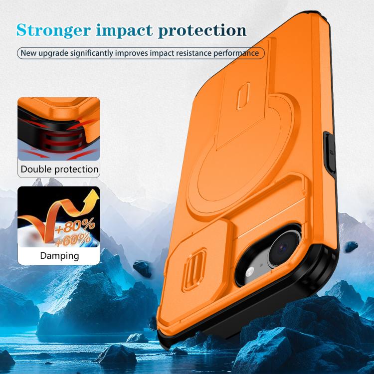 Custodia per telefono con supporto MagSafe scorrevole Camshield, For iPhone 17e / 16e, For iPhone 17 Pro Max, For iPhone 17 Pro