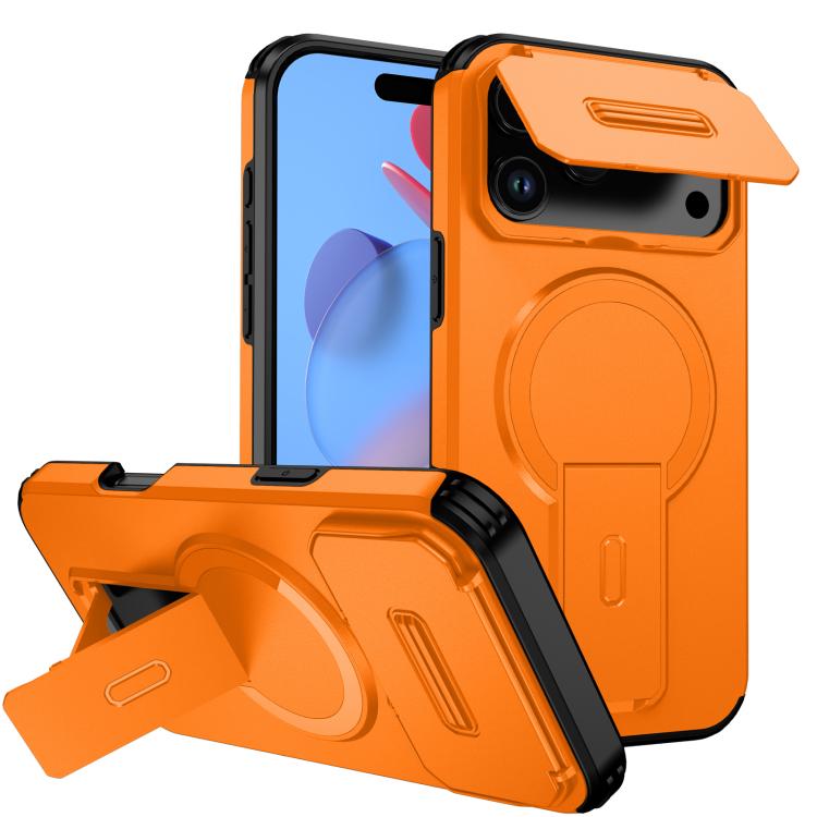 Custodia per telefono con supporto MagSafe scorrevole Camshield, For iPhone 17e / 16e, For iPhone 17 Pro Max, For iPhone 17 Pro