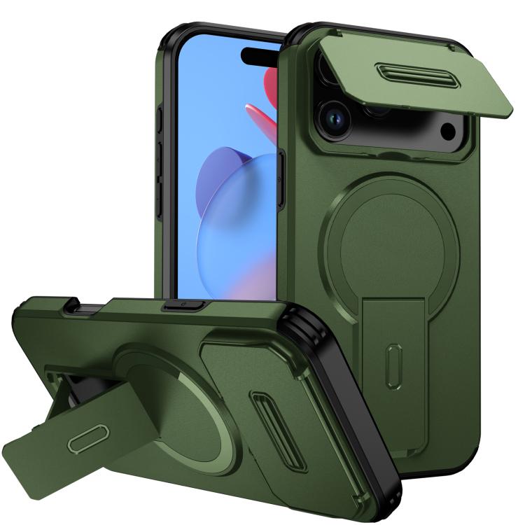 Custodia per telefono con supporto MagSafe scorrevole Camshield, For iPhone 17e / 16e, For iPhone 17 Pro Max, For iPhone 17 Pro