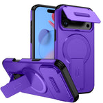 Custodia per telefono con supporto MagSafe scorrevole Camshield, For iPhone 17e / 16e, For iPhone 17 Pro Max, For iPhone 17 Pro