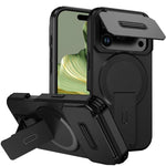 Custodia per telefono con supporto MagSafe scorrevole Camshield, For iPhone 17e / 16e, For iPhone 17 Pro Max, For iPhone 17 Pro