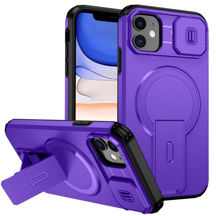 Custodia per telefono con supporto MagSafe scorrevole Camshield, For iPhone 11 Pro Max, For iPhone 11, For iPhone 11 Pro