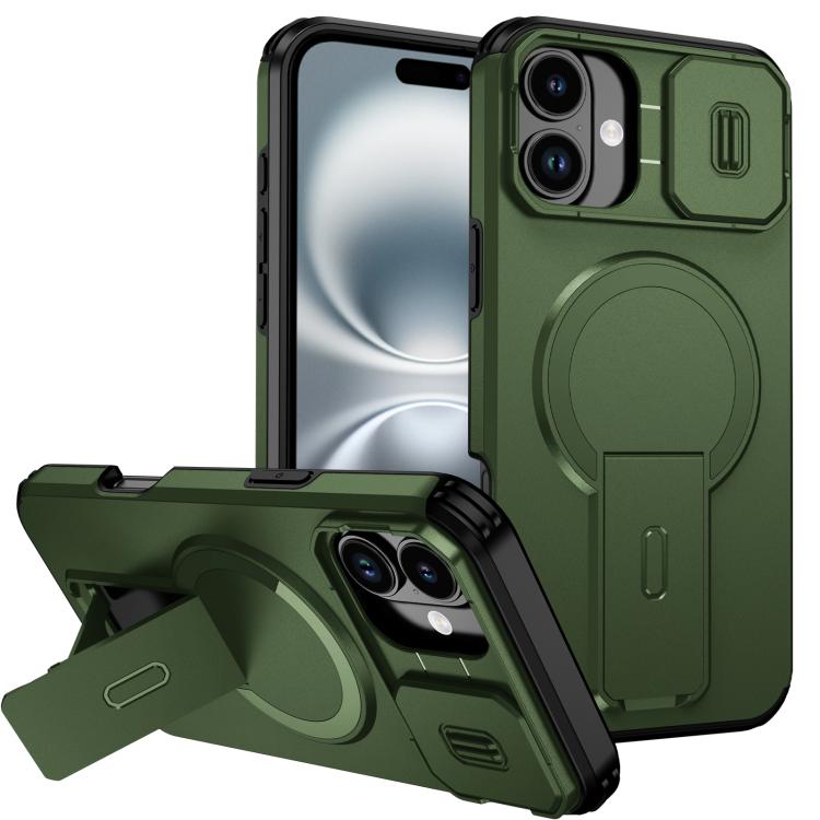Custodia per telefono con supporto MagSafe scorrevole Camshield, For iPhone 16 Pro, For iPhone 16 Plus, For iPhone 16