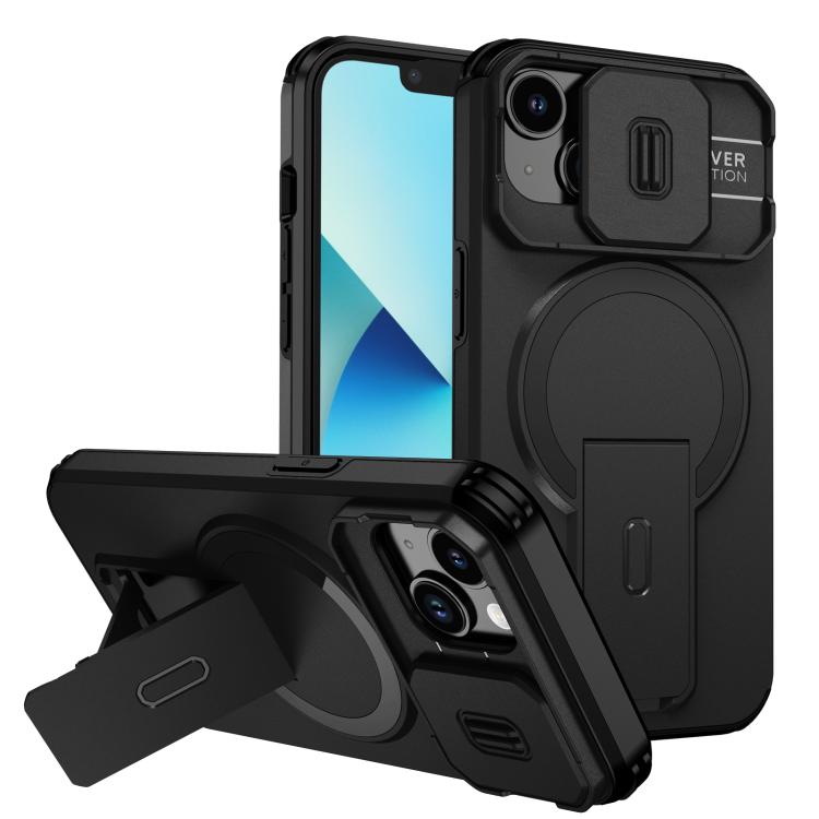 Custodia per telefono con supporto MagSafe scorrevole Camshield, For iPhone 15, For iPhone 14 / 13, For iPhone 14 Pro