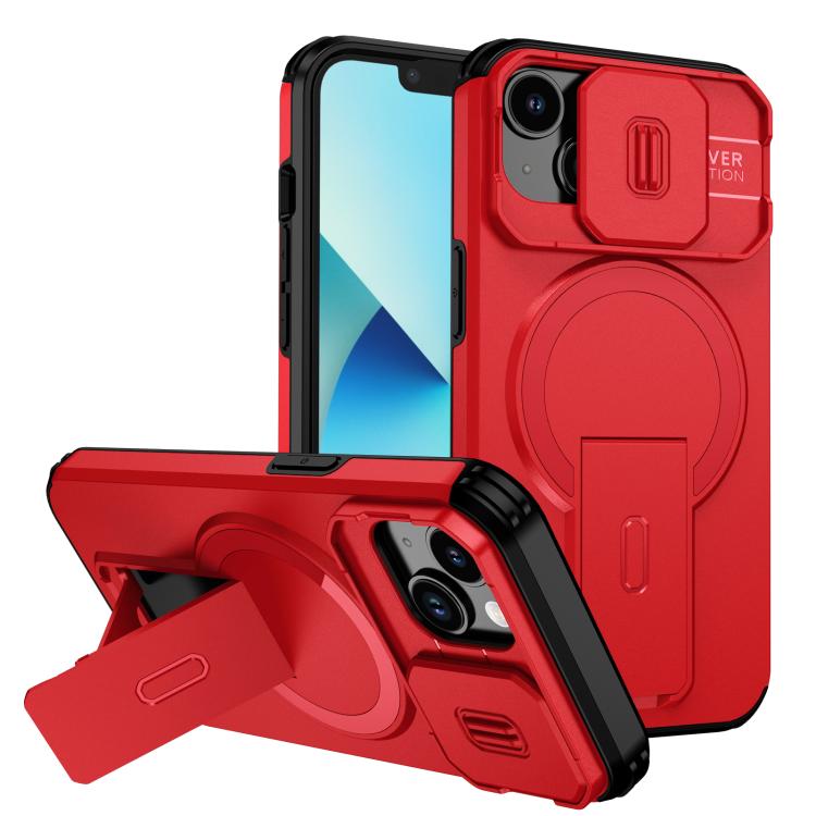 Custodia per telefono con supporto MagSafe scorrevole Camshield, For iPhone 15, For iPhone 14 / 13, For iPhone 14 Pro