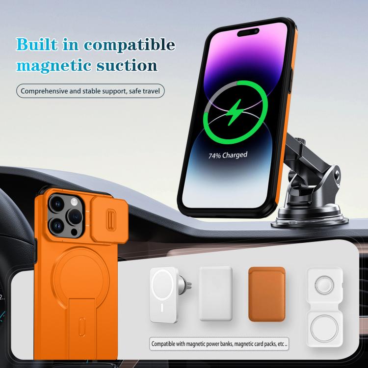 Custodia per telefono con supporto MagSafe scorrevole Camshield, For iPhone 14 Pro Max, For iPhone 13 Pro Max, For iPhone 13 Pro