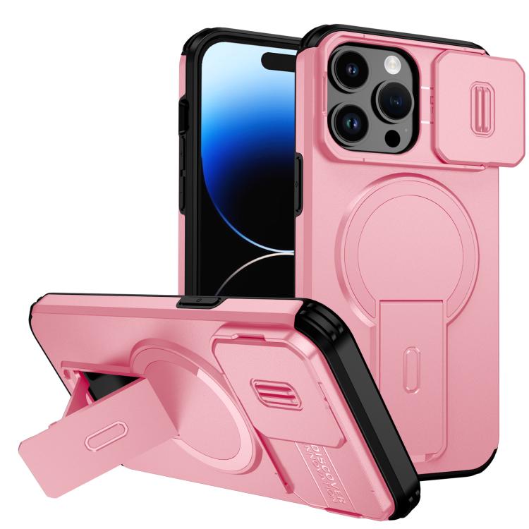 Custodia per telefono con supporto MagSafe scorrevole Camshield, For iPhone 15, For iPhone 14 / 13, For iPhone 14 Pro