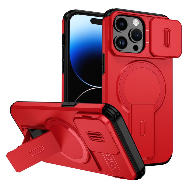 Custodia per telefono con supporto MagSafe scorrevole Camshield, For iPhone 15, For iPhone 14 / 13, For iPhone 14 Pro