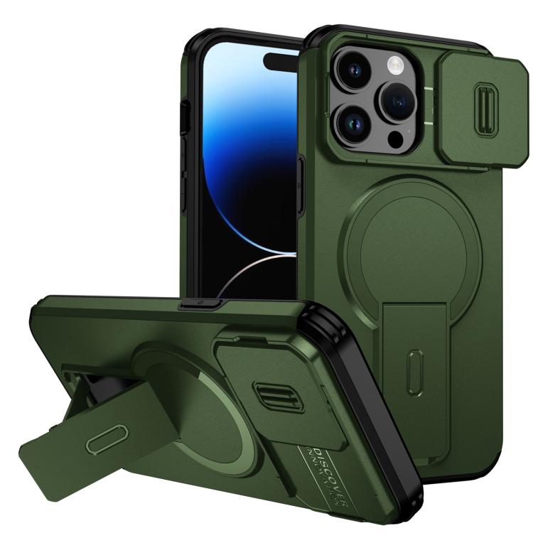 Custodia per telefono con supporto MagSafe scorrevole Camshield, For iPhone 15, For iPhone 14 / 13, For iPhone 14 Pro