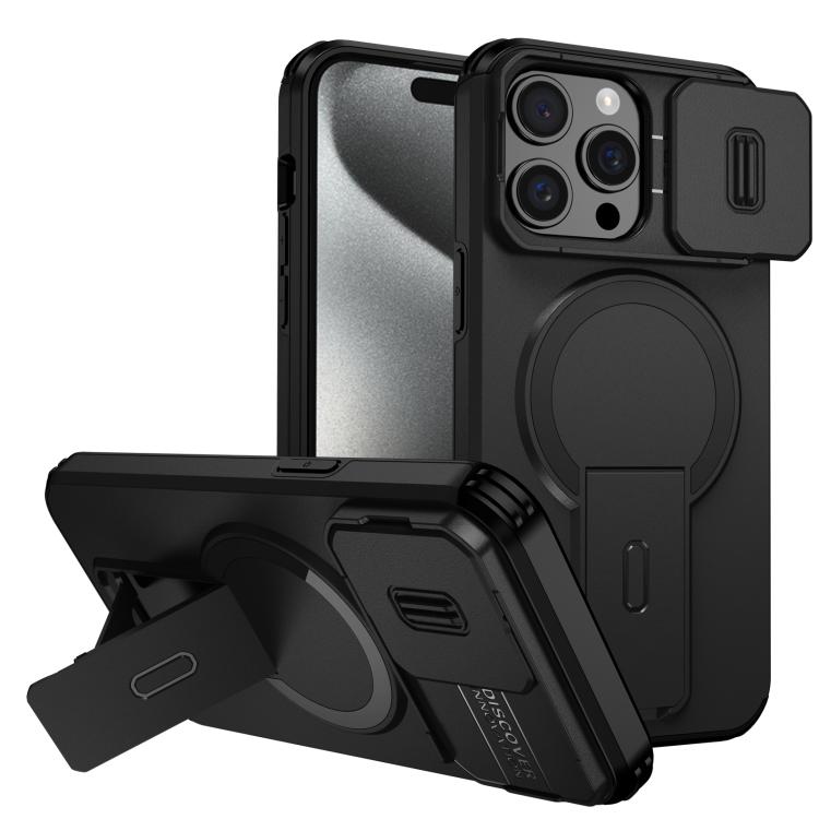 Custodia per telefono con supporto MagSafe scorrevole Camshield, For iPhone 15 Pro Max, For iPhone 15 Pro, For iPhone 15 Plus / 14 Plus