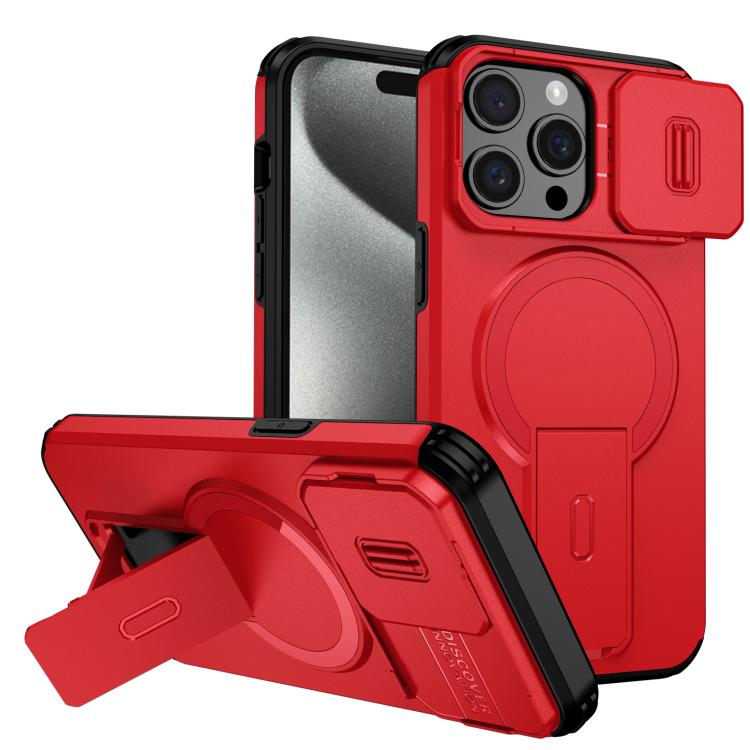 Custodia per telefono con supporto MagSafe scorrevole Camshield, For iPhone 15 Pro Max, For iPhone 15 Pro, For iPhone 15 Plus / 14 Plus