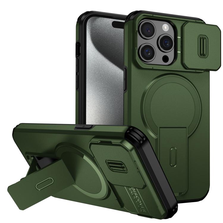 Custodia per telefono con supporto MagSafe scorrevole Camshield, For iPhone 15 Pro Max, For iPhone 15 Pro, For iPhone 15 Plus / 14 Plus