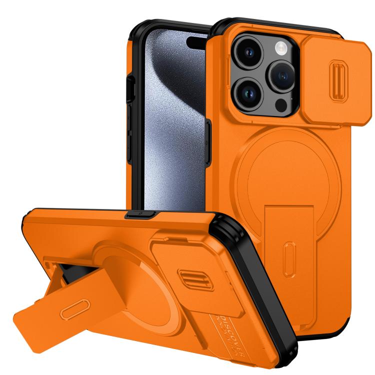 Custodia per telefono con supporto MagSafe scorrevole Camshield, For iPhone 15 Pro Max, For iPhone 15 Pro, For iPhone 15 Plus / 14 Plus