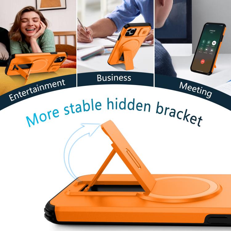 Custodia per telefono con supporto MagSafe scorrevole Camshield, For iPhone 11 Pro Max, For iPhone 11, For iPhone 11 Pro