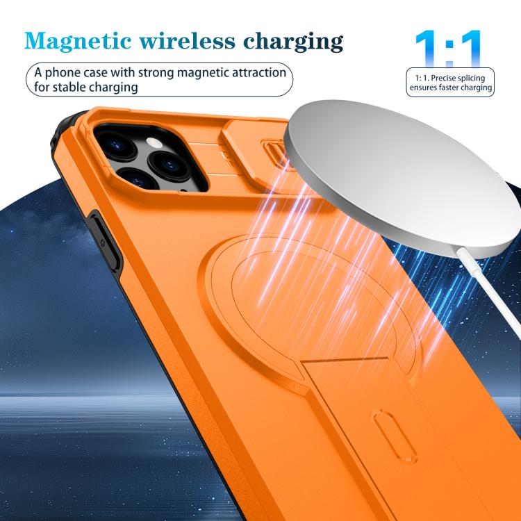 Custodia per telefono con supporto MagSafe scorrevole Camshield, For iPhone 11 Pro Max, For iPhone 11, For iPhone 11 Pro
