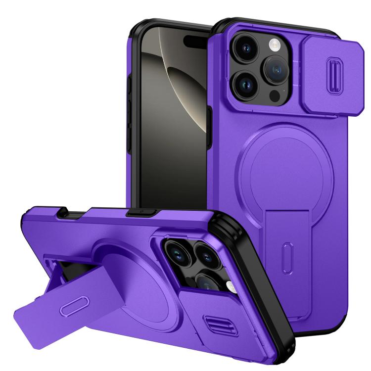 Custodia per telefono con supporto MagSafe scorrevole Camshield, For iPhone 17, For iPhone Air, For iPhone 16 Pro Max