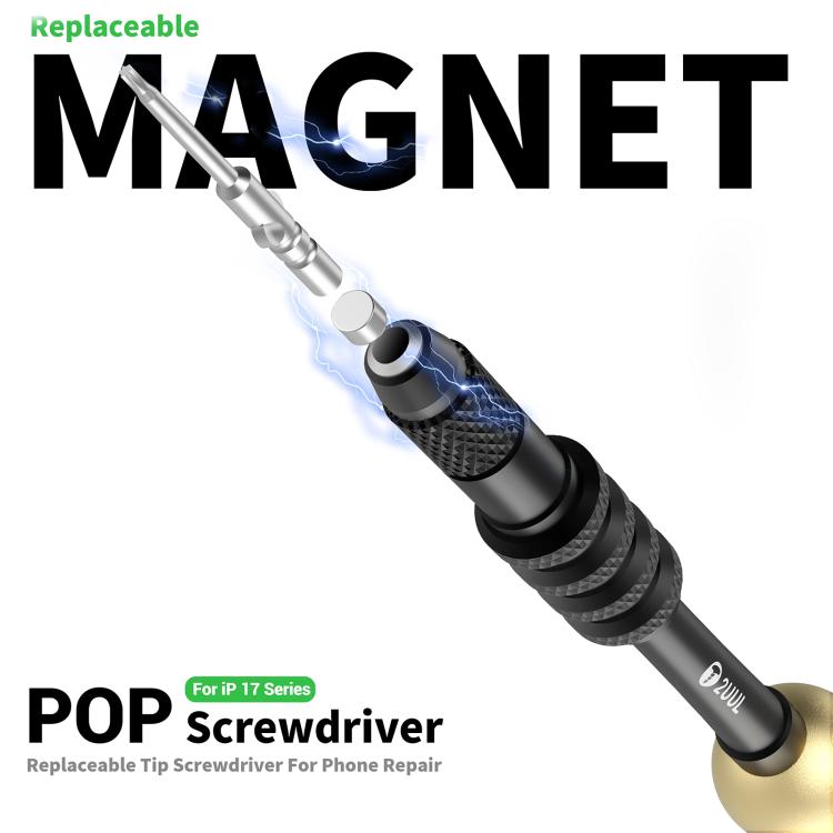 Cacciavite 2UUL SD87 POP con punta sostituibile per iPhone serie 17, 2UUL SD87