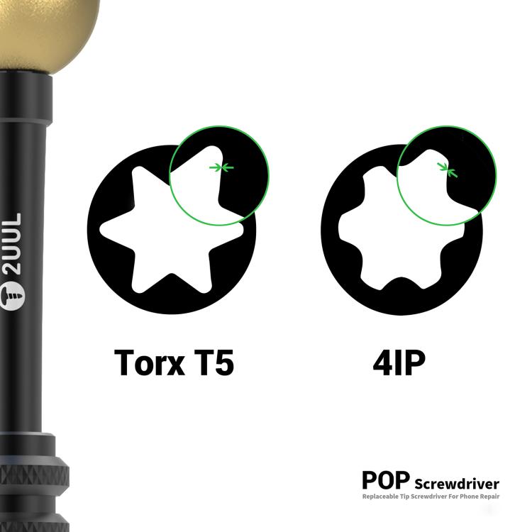 Cacciavite 2UUL SD87 POP con punta sostituibile per iPhone serie 17, 2UUL SD87