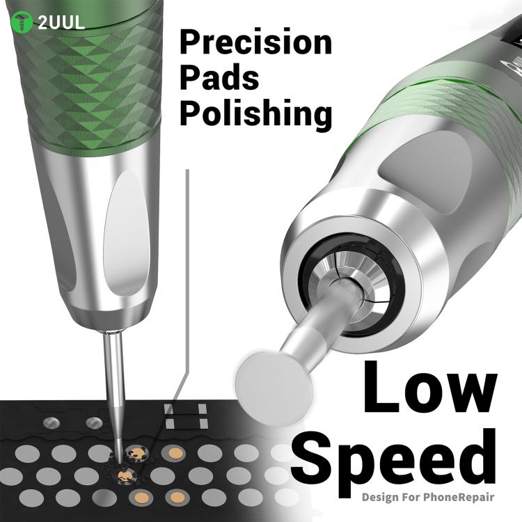 Smerigliatrice a motore senza nucleo 2UUL DA85 CVT Pro con 10 testine abrasive DA82, 2UUL DA85