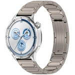 Cinturino per orologio in lega di titanio con fibbia rotonda a forma di I., 22mm