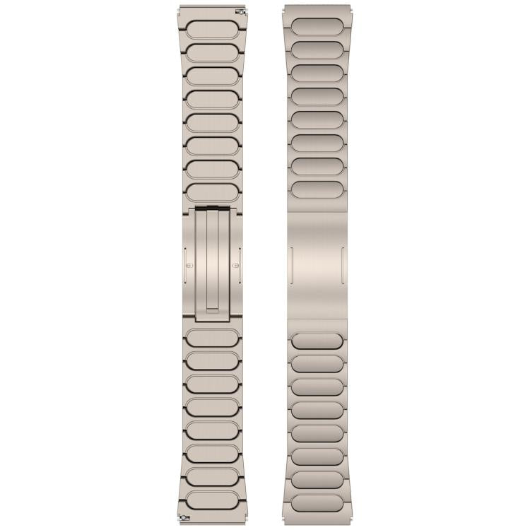 Cinturino per orologio in lega di titanio con fibbia rotonda a forma di I., 22mm
