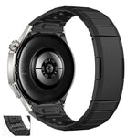 Cinturino per orologio in titanio con fibbia a sgancio laterale e bottone a una perlina ad arco., For Huawei Watch GT 6 Pro