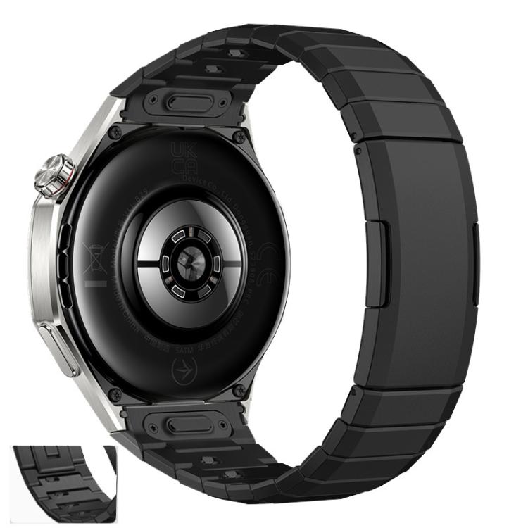 Cinturino per orologio in titanio con fibbia a sgancio laterale e bottone a una perlina ad arco., For Huawei Watch GT 6 Pro