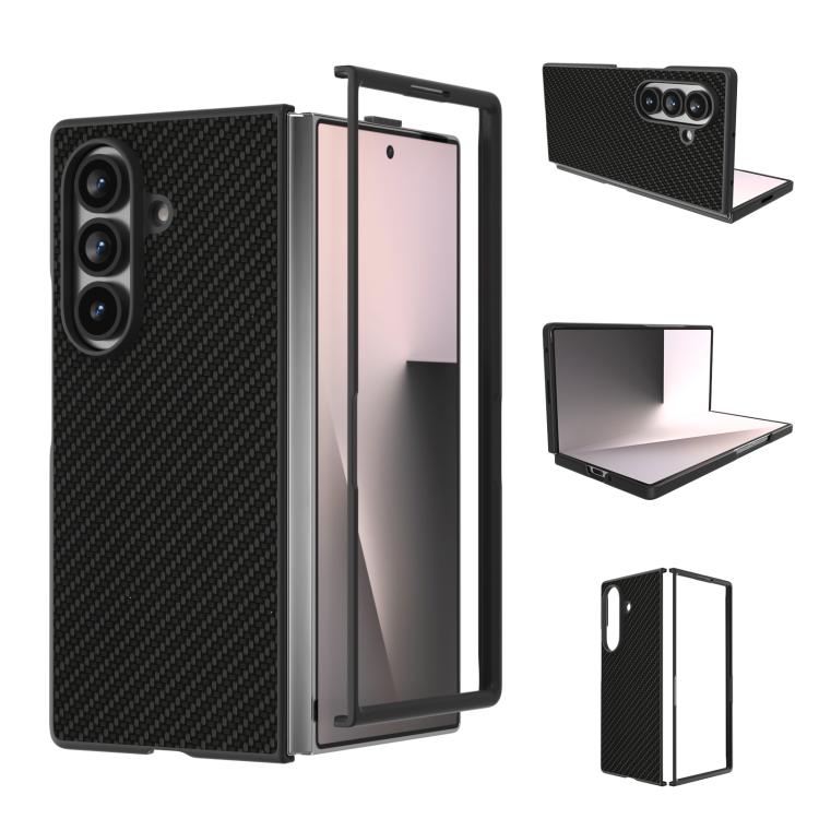 Custodia protettiva per telefono con texture in fibra di carbonio., For Galaxy Z Fold8 Ultra 5G, For Samsung Galaxy Z Fold7 5G