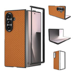 Custodia protettiva per telefono con texture in fibra di carbonio., For Galaxy Z Fold8 Ultra 5G, For Samsung Galaxy Z Fold7 5G