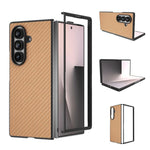 Custodia protettiva per telefono con texture in fibra di carbonio., For Galaxy Z Fold8 Ultra 5G, For Samsung Galaxy Z Fold7 5G