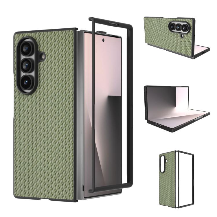 Custodia protettiva per telefono con texture in fibra di carbonio., For Galaxy Z Fold8 Ultra 5G, For Samsung Galaxy Z Fold7 5G