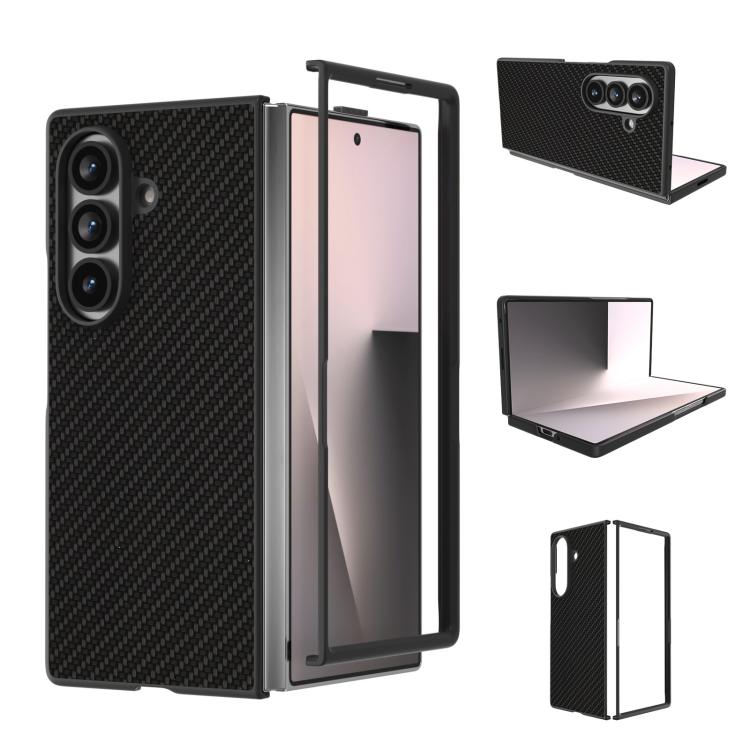 Custodia protettiva per telefono con texture in fibra di carbonio., For Galaxy Z Fold8 Ultra 5G, For Samsung Galaxy Z Fold7 5G