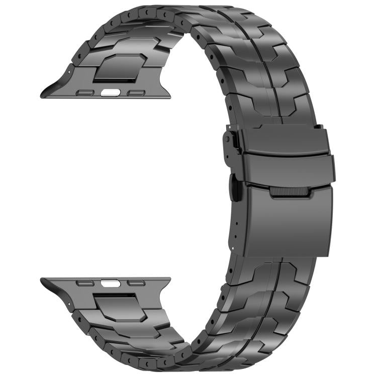 Cinturino per orologio in lega di titanio con chiusura di sicurezza removibile., For Apple Watch 46mm / 49mm / 45mm / 44mm, For Apple Watch 42mm / 41mm / 40mm / 38mm