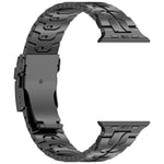 Cinturino per orologio in lega di titanio con chiusura di sicurezza removibile., For Apple Watch 46mm / 49mm / 45mm / 44mm, For Apple Watch 42mm / 41mm / 40mm / 38mm