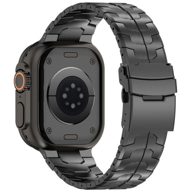 Cinturino per orologio in lega di titanio con chiusura di sicurezza removibile., For Apple Watch 46mm / 49mm / 45mm / 44mm, For Apple Watch 42mm / 41mm / 40mm / 38mm
